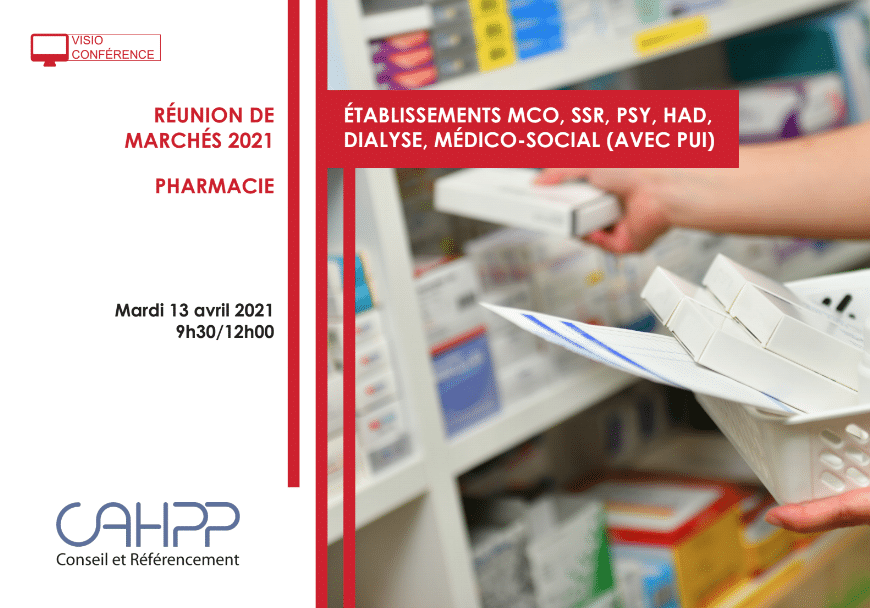 Webinar : Réunion de marché 2021 Pharmacie (MCO et Hors MCO - Antilles )