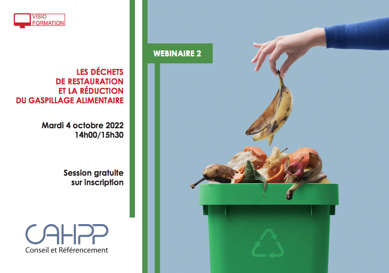 2122 - Les déchets de restauration et la réduction du gaspillage alimentaire - Webinaire 2