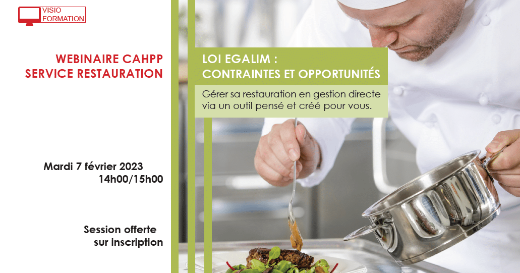 2161 - Loi Egalim : Gérer sa restauration en gestion directe - Webinaire