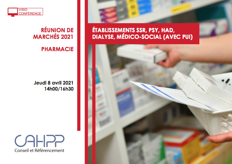 Webinar : Réunion de marché 2021 Pharmacie (Hors MCO - Paris)