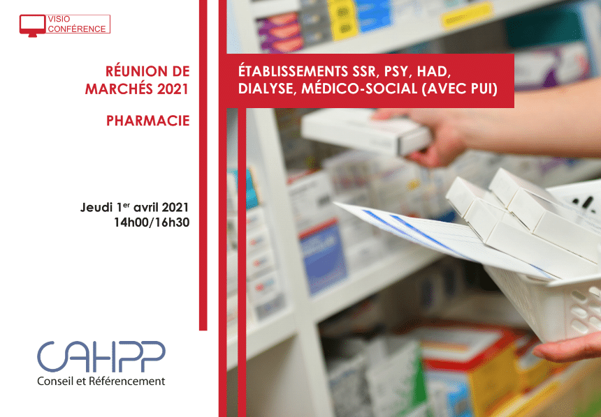 Webinar : Réunion de marché 2021 Pharmacie (Hors MCO - Rhône Alpes Auvergne)