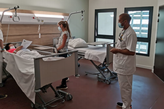 Photo d'une chambre de la clinique