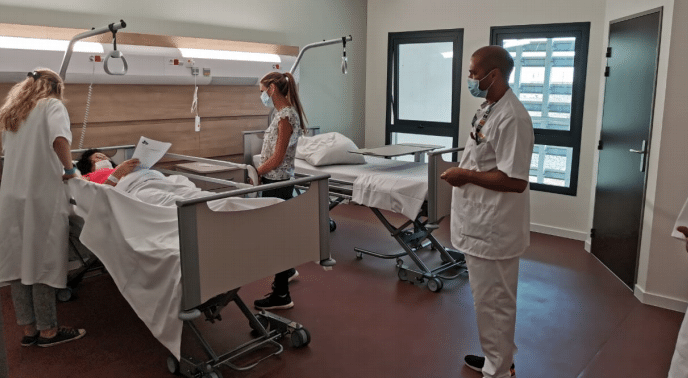 Photo d'une chambre de la clinique