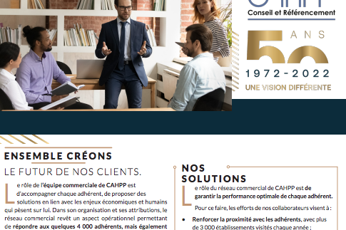 Plaquette commercial