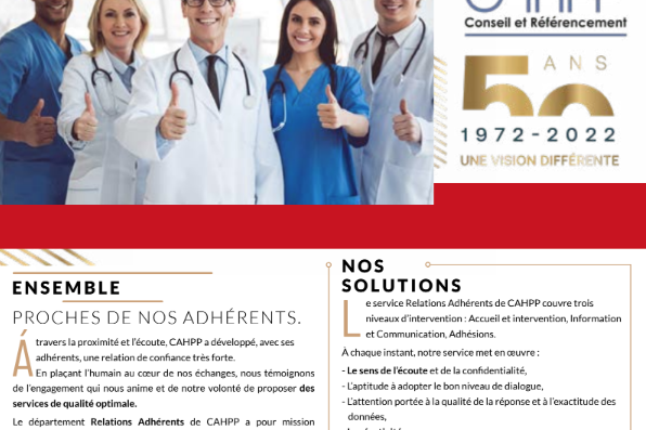 Plaquette adhérents