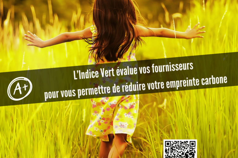 Plaquette indice vert pub