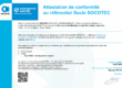 Certification Socotec