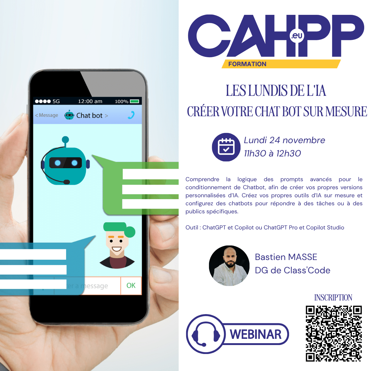 IA webinaire chatbot