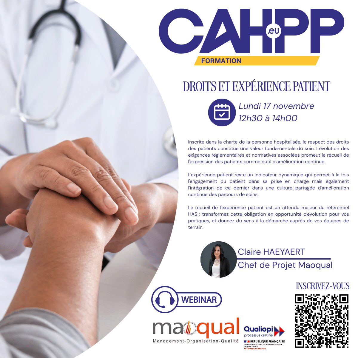 Webinaire Maoqual : Droits et expérience patient 171125