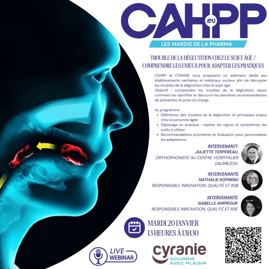 Trouble de la déglutition chez le sujet âgé / comprendre les enjeux pour adapter les pratiques