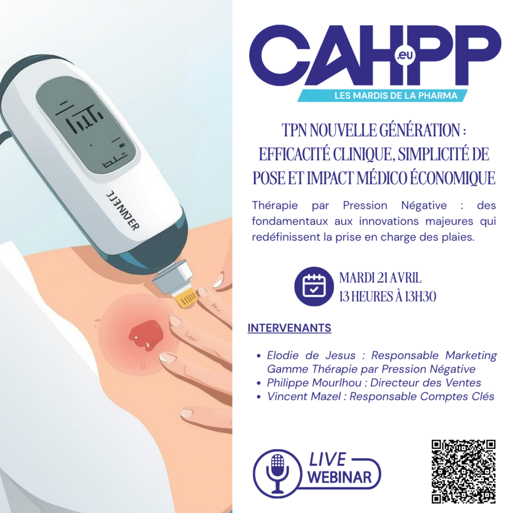 Webinaire TPN nouvelle génération : efficacité clinique, simplicité de pose et impact médico économique