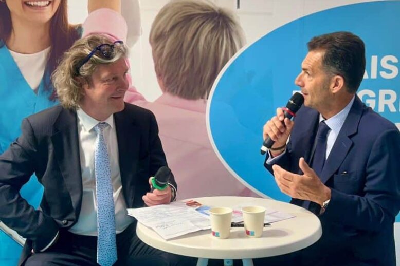 Christophe Sadoine, président-directeur général de CAHPP, est intervenu sur le stand du Syndicat