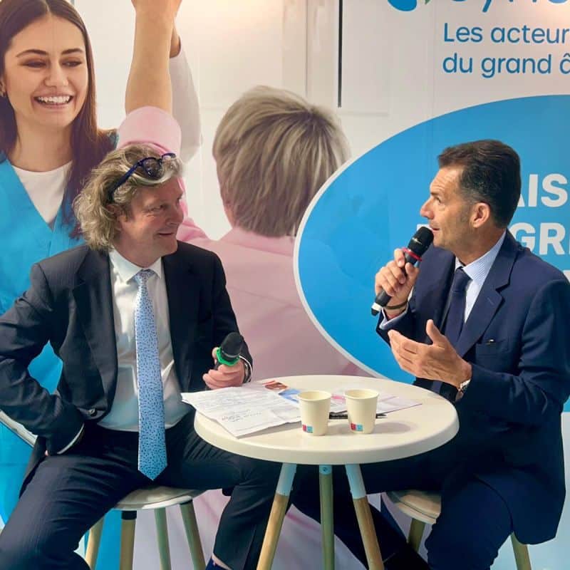 Christophe Sadoine, président-directeur général de CAHPP, est intervenu sur le stand du Syndicat