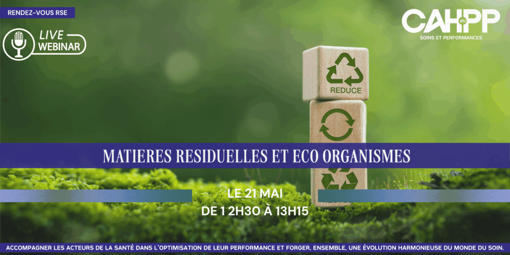 Rdv RSE : matière résiduelles et éco-organismes - Webinaire