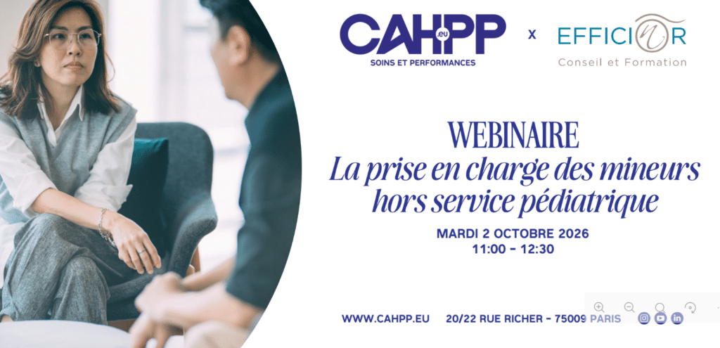 WEBINAIRE La prise en charge des mineurs hors service pédiatrique